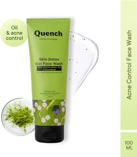 Quench Skin Detox Gel  with Matcha Green Tea | Controls Oil & Fights Acne Face Wash