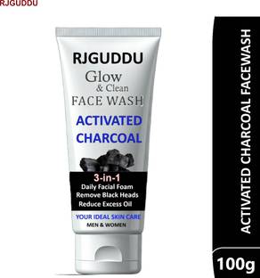 RJ GUDDU Charcoal  for Acne & Impurity Removal Face Wash