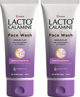 Lacto Calamine  with Kaolin Clay for Oily Skin (Pack of 2) Face Wash