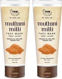 TNW - The Natural Wash Multani Mitti  | Oil Control | Prevents Acne Face Wash