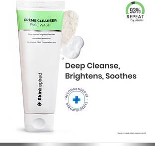 SkinInspired Facewash For Men & Women/Skin Brightening Face Cleanser/Normal to Oily Skin Face Wash