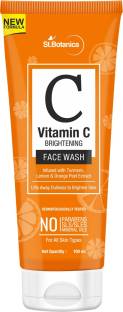 St.Botanica Vitamin C Brightening With Stable Turmeric, Saffron|No SLS/Sulphate,parabens Face Wash
