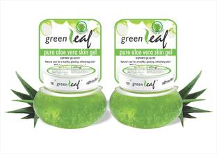 GREENLEAF Pure Natural Aloe Vera Skin Glowing Gel (Pack of 2) Face Wash