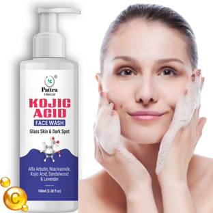 Pattra Kojic Acid Facewash For Glowing Skin & Whitening Brightening Anti Aging Face Wash