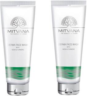 Mitvana Derma  With Neem & Turmeric (Pack of 2) Face Wash