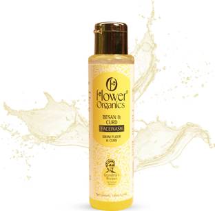 Flower Organics Besan & Curd  Face Wash