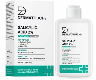 Dermatouch Salicylic Acid 2%  | For Acne & Oil Control |Suitable to All Skin Types Face Wash
