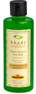 KHADI MEGHDOOT Neem Aloevera  210ml Face Wash