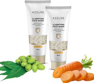 ASSURE Clarifying  Enriched with Carrot and Neem Seed oil beads set of 2 Face Wash