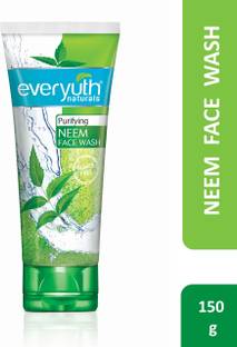 Everyuth Naturals Purifying Neem  Antibacterial Neem and Tea Tree Oil Hydrated, Clear Face Wash