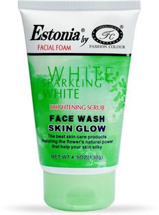 Estonia Sparkling White Foaming |Even Skin Tone|Natural Glow|Brightening Face Wash
