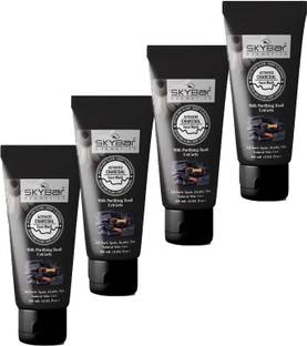Genziva Skybar Activated Charcoal  - (Pack of 4 – 60ml each, Total 240ml) Face Wash