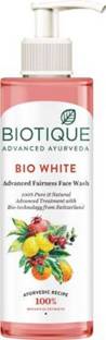 BIOTIQUE Bio White Advanced Fairness  (200 ml) Face Wash
