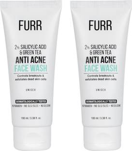 FURR 2% Salicylic Acid & Green Tea Anti Acne  Face Wash