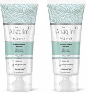 NEODERMA LIFE SCIENCES Neoderma Ahaglim  Gentle Deep Cleansing, Skin Brightening  with Tea Tree, Chamomile & AHA, Non-Drying Formula Face Wash