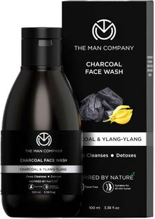 THE MAN COMPANY Charcoal  with Ylang Ylang & Argan Essential Oils Face Wash
