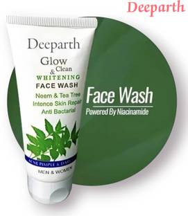 Deeparth Glow & Clean Neem And Tea Tree Whitening 100ml, Reduces Scars & Dark Spots, pimple control, for skin brightning, for all skin types DNFW031 Face Wash