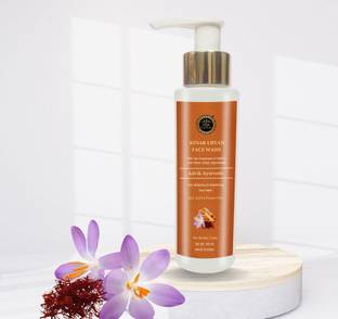 Advik Ayurveda Kesar Ubtan  for Skin-Brightening, Tan Removal and Exfoliation 100 ml (Paraben/Sulphate Free) Face Wash
