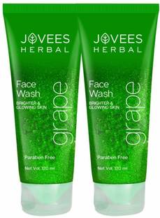 JOVEES Grape Fairness  For Dull Skin and Paraben & Alcohol Free 120 ml Face Wash