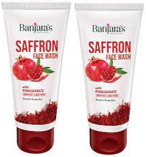 Banjaras SAFFRON FACE WASH WITHPOMERANATE PACK OF 2G Face Wash
