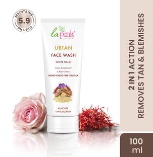 La Pink Ubtan with Sandalwood| Brightens Skin | Removes Tan For Unisex Face Wash