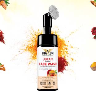 Udaun Ubtan Foaming with Saffron & Turmeric for Tan Removal & Glowing Face Wash