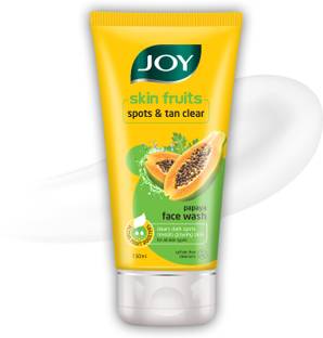 Joy Skin Fruits Spots & Tan Clear Papaya  For All Skin Types Face Wash
