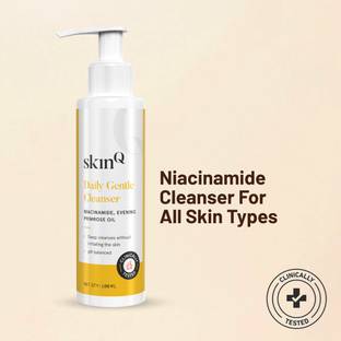 SkinQ Daily Face Cleanser with Niacinamide for Glowing Skin, Deep Cleansing  Face Wash