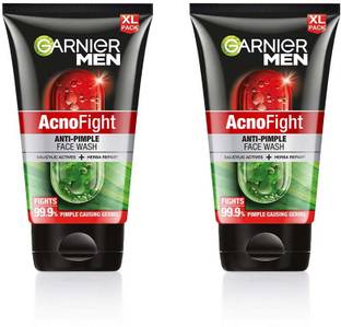 Garnier Men Acno Fight Anti Pimple, with Salicylic Acid and Herba Repair Face Wash
