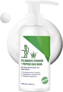 Bake Peptide Milky  with Niacinamide For Reduces Acne, Open Pores & Blackheads Face Wash