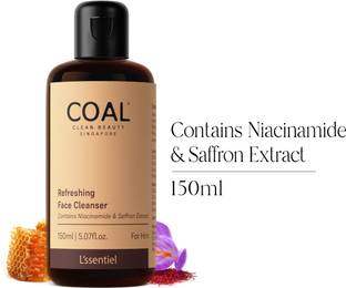 COAL CLEAN BEAUTY Refreshing Face Cleanser for Men | Deep Cleanses Pores, Removes Dead Skin Face Wash