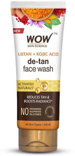 WOW SKIN SCIENCE Ubtan  For Oily - Tan Removal and Brightening Face Wash
