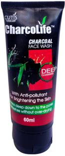 CUTIS Charcoal activated facewash 60ml (pack of 3) Face Wash