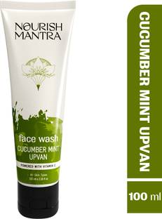 Nourish Mantra Cucumber Mint Upvan Cleanser Excess Oil Removal With Vitamin C Face Wash