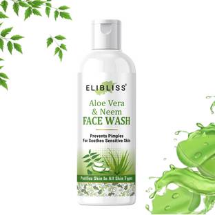 ELIBLISS Aloevera Neem Tulsi Enriched With Glycerin & Oil Control Formula Face Wash