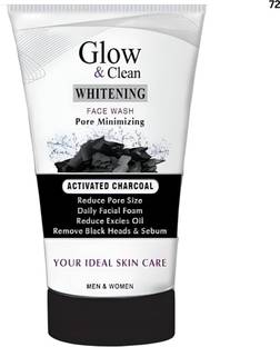 NewClick Clean & Glow Charcoal Wash – Daily Oil-Free Radiance Face Wash