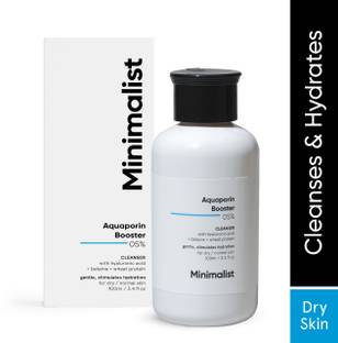 Minimalist 5% Aquaporin Booster Cleanser For Dry Skin With Hyaluronic Acid | Hydrating | Sulphate Free | Non- Drying Face Wash