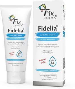 Fixderma Fidelia Gentle Skin Cleanser, Face & Body Wash for Dry & Sensitive Skin Face Wash