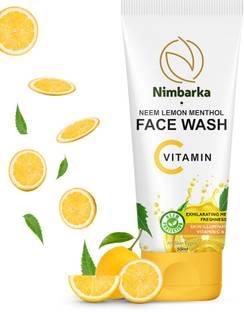 NIMBARKA Neem Lemon Menthol Facewash Refreshing & Deep Cleansing, Anti-Acne Formula, For Men & Women Face Wash