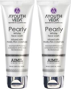 Ayouthveda Pearly White (PACK OF 2)(100ml each) Face Wash