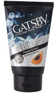 GATSBY Japan Cooling Clear Whitening - Contains Papaya Fruit Extracts Face Wash
