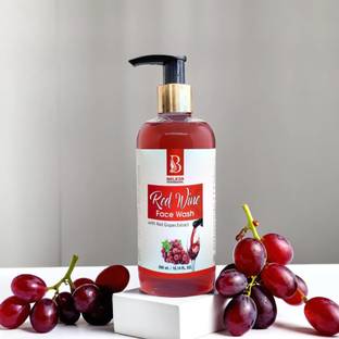 Beleza professional Red Wine  ,Reduces fine lines and Wrinkles and gives your Skin a Refreshing feel Face Wash