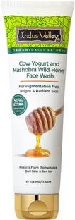 Indus Valley Cow Yogurt & Mashobra Wild Honey  For Pigmentation & Radiant Skin Face Wash