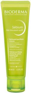 BIODERMA Sebium Gel Moussant Actif Intense Purifying Cleansing Foaming Gel,  Face Wash
