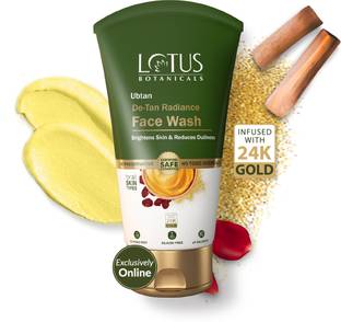 Lotus Botanicals Ubtan De -Tan Radiance Face Wash