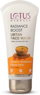 LOTUS HERBALS Ubtan |Turmeric, Sandalwood and Rose Water|Reducing Dark Spots Face Wash