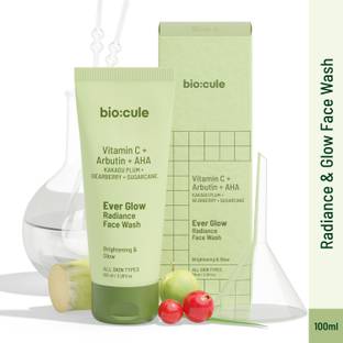 biocule Ever Glow Radiance  for Glowing Skin, with Vitamin C, Arbutin & AHA Face Wash