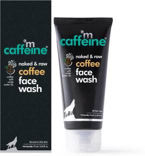 mCaffeine Coffee Face Cleanser for Glowing Skin, Dirt Removal, Reduce Acne, D TAN Face Wash