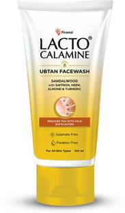 Lacto Calamine Ubtan, Reduces Tan with Mild Exfoliation Face Wash