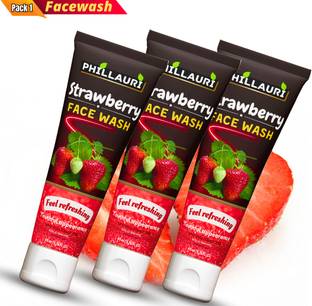 Phillauri Strawberry  For Deep Cleansing | Strawberry  |  | Face Wash